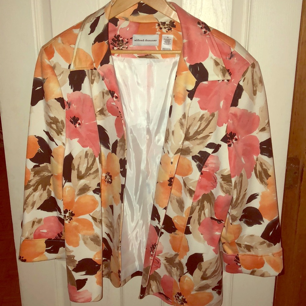 Alfred Dunner Floral jacket